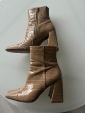 Vero Moda - Gr.37 hell Beige Stiefeletten, Kunstleder, gesteppt NP 39€