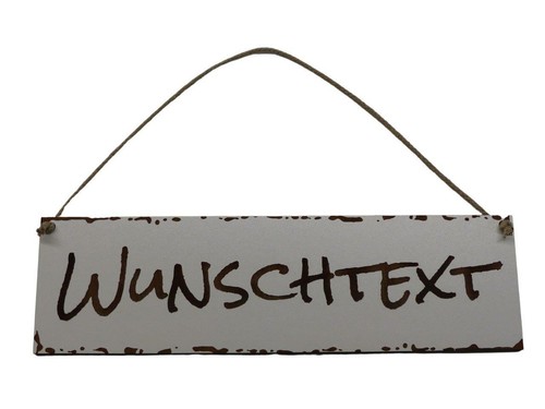 Schild personalisiert aus holz - schild,