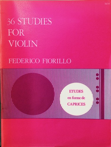 Fiorillo studien für - fiorillo, 36