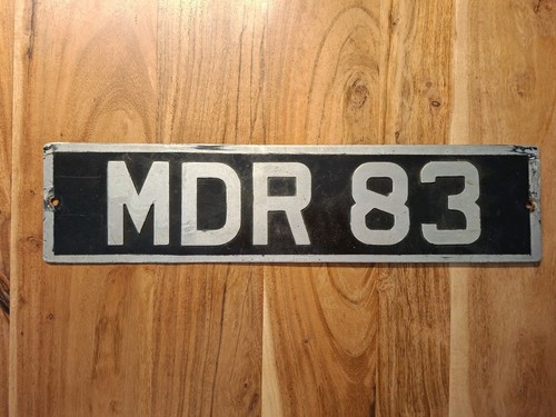 Historisches blechschild mdr - blechschild,