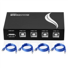 4 Ports USB 2.0 Sharing Switch