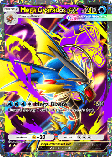 Digital mega gyarados - mega, ex