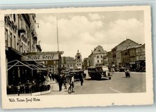 13204949 - Wels Hotel Greif, Kaiser Josef Platz mit Omnibus , Fahrrad AK Gute
