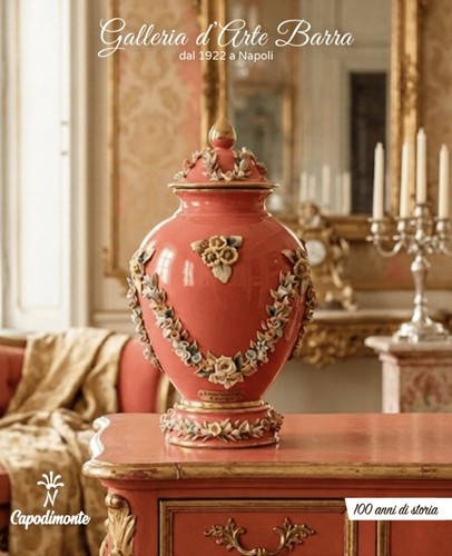 Capodimonte porzellan vase - capodimonte,