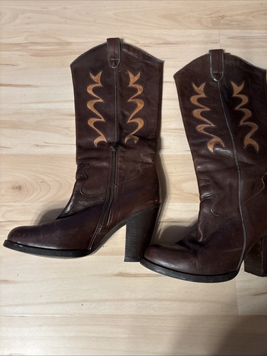 Vintage lederstiefel london - vintage,
