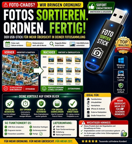 Foto chaos sortierer usb - 📸,