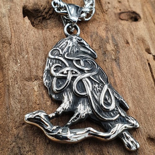 Raben schmuck anhänger - raben,