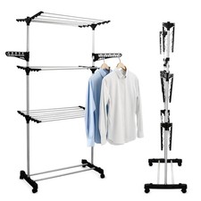 Wäscheturm mit Rollen 3