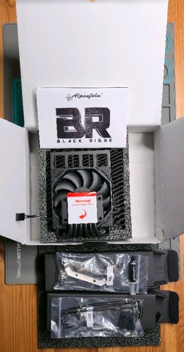 Alpenfön black ridge itx - black,