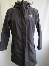 Jack Wolfskin Damen Mantel, Jacke, Texapore , Schwarz, Gefüttert, Gr. L