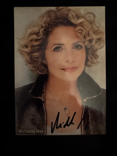 Michaela may autogrammkarte - may,