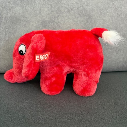 Plüsch elefant rot ergo - plüsch,