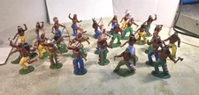 Heinerle Manurba Western 27 Aufstellfiguren Indianer Wundertüte bemalt