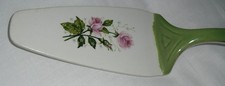 Tortenschaufel Tortenheber Porcellan mit Rosen Shabby Torten Besteck Porzellan