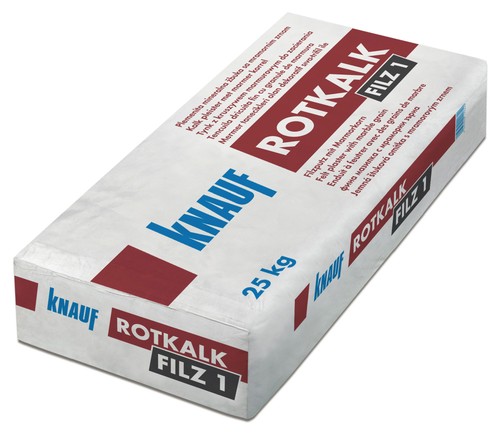 Knauf rotkalk filz filzputz - filz, 1