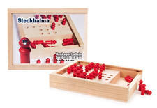 Solo Halma aus Holz Steckhalma