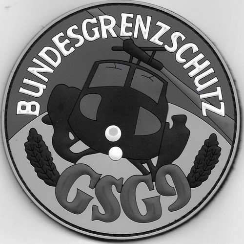 Gsg bundesgrenzschutz rubber - gsg-9,