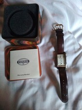 Fossil Armbanduhr Damenuhr - Edelstahl Silber