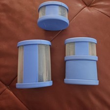 Tupperware 21 Gewürzbehälter Orient Express blau Transparent