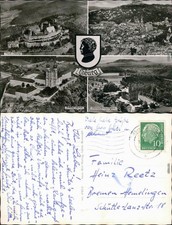 Coburg Luftbilder: Veste Coburg; Schloss banz, Kirche Vierzehnheiligen 1968