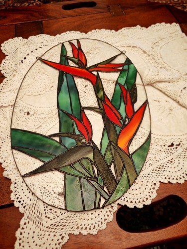 Tiffany fensterbild zum - tiffany-fensterbild,