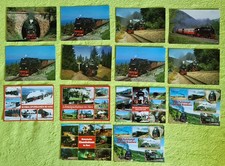14 Postkarten HSB, Schmalspurbahn Historisch Eisenbahn, Harz, Brocken