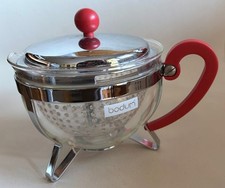BODUM Teekanne Chambord / 1 Liter/Glaskanne/Kunststoffsieb/Teezubereiter