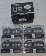 4 Stück UR90 Audiokassetten