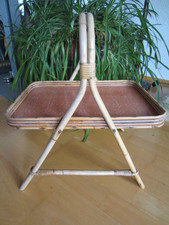 Rattan Henkeltablett
