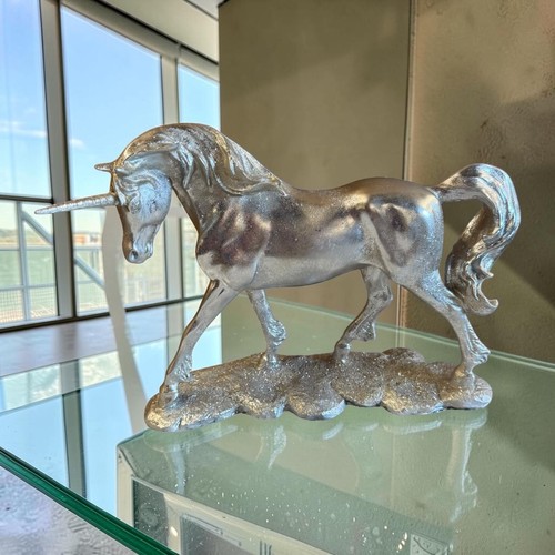 Einhorn glitzer silber - einhorn,