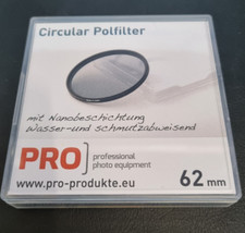 PCP Pro Dhg Super Polarizer Cpl 62mm Zirkular Polfilter mit Nanobeschichtung