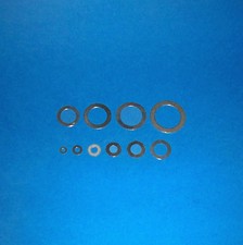 Passscheiben Abstandsscheiben 3 - 20 mm Welle, Stahl blank