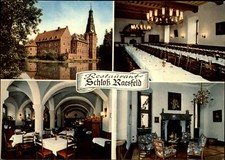 4281 RAESFELD Kreis Borken Restaurant Schloss Mehrbildkarte ungelaufen ca. 1975