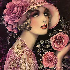 Wandbild Frau 20er Jahre Mode