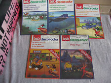 bsb decor-color Serie Walt Disney Peter Pan No.68026-29+68033 Rubbelbilder 5Stk.