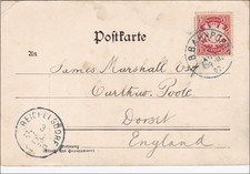 Bayern: 1902: Postkarte von