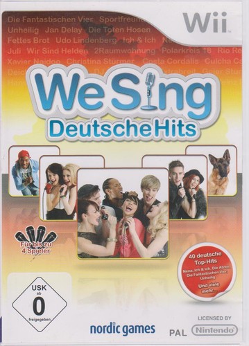 Nintendo wii sing - we, deutsche
