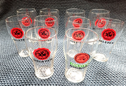 Holsten pilsener 10x - pilsener, bierglas