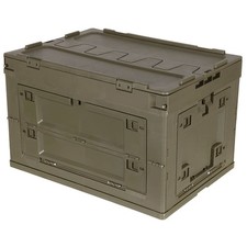 Outdoor Kunststoffbox Klappbox Transportkiste Lagerbox Camping Box  faltbar oliv