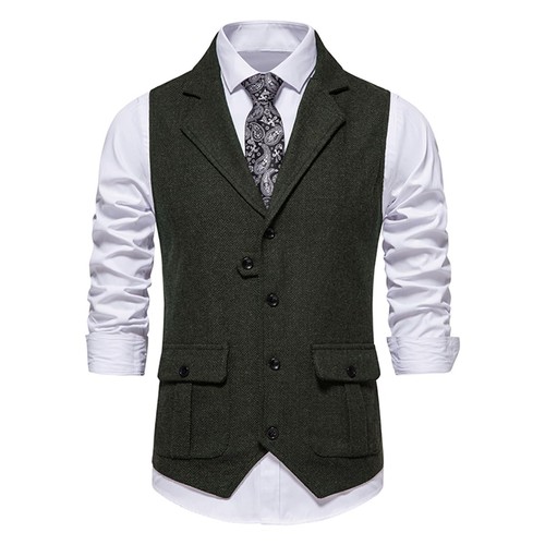 Herren anzugweste tweed - anzugweste,