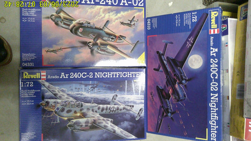 Revell konvolut arado 240 - revell,