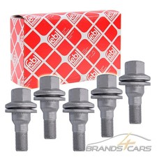 5x FEBI RADSCHRAUBEN M12 x