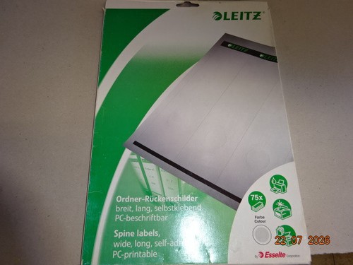 Leitz ordner rückenschilder - leitz,