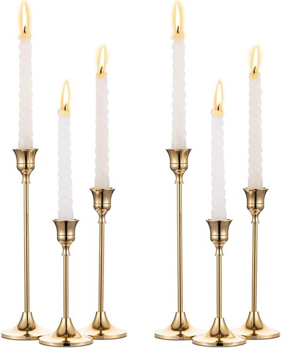 Stück metall kerzenständer - stück,