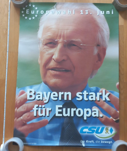 Original csu wahlplakat - original,