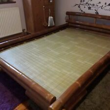 Bambusbett 140x200 Palau Rattan Bettgestell Bettrahmen Holzbett Futonbett Bett