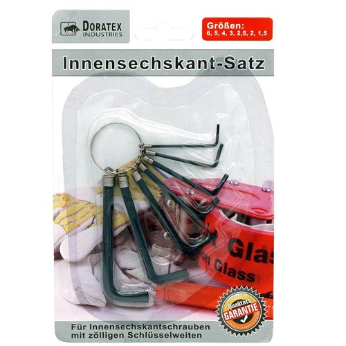 Innensechskant satz teilig - innensechskant-, 7