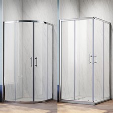 Duschkabine Eckdusche Viertelkreis Duschabtrennung Dusche Runddusche ESG Glas 