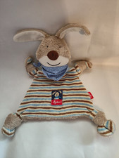 Sigikid Hase Semmel Schmusetuch Kuscheltuch Schnuffeltuch 24cm TOP 