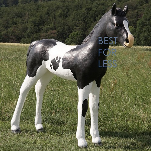 Pferd fohlen lebensgroß figur - pferd,